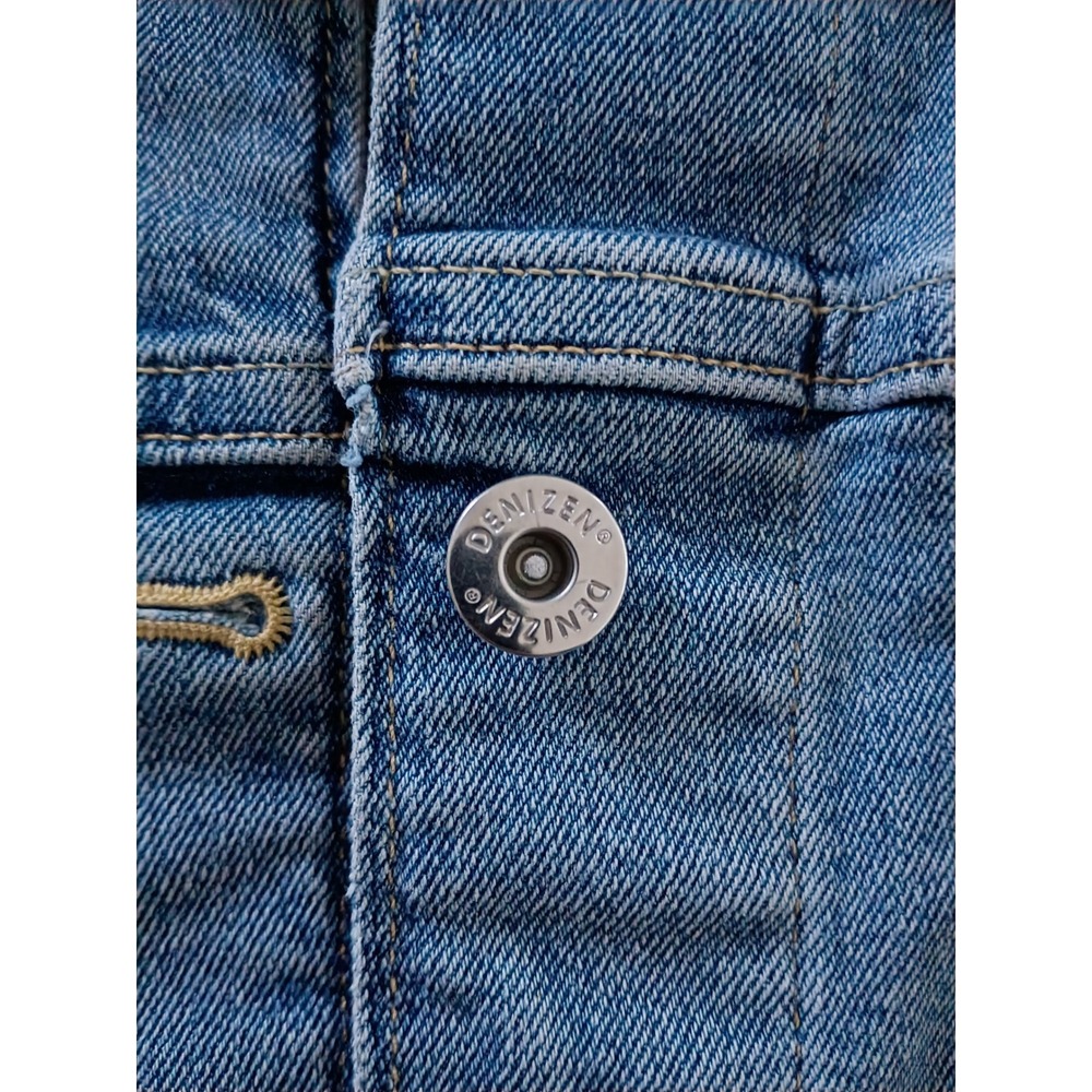 Levi's Denim Trucker Jacket Womens Blue Medium Wash Button Front Size‎ S - Picture 7 of 9